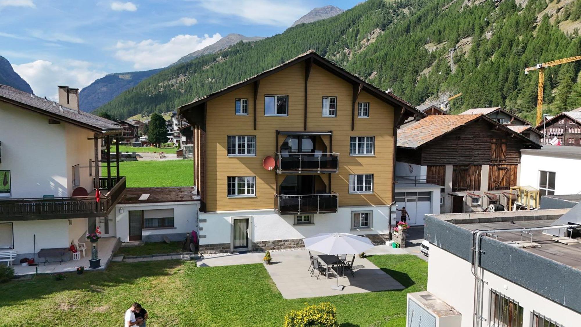 Haus Chalet Arnika Saas-Grund Buitenkant foto