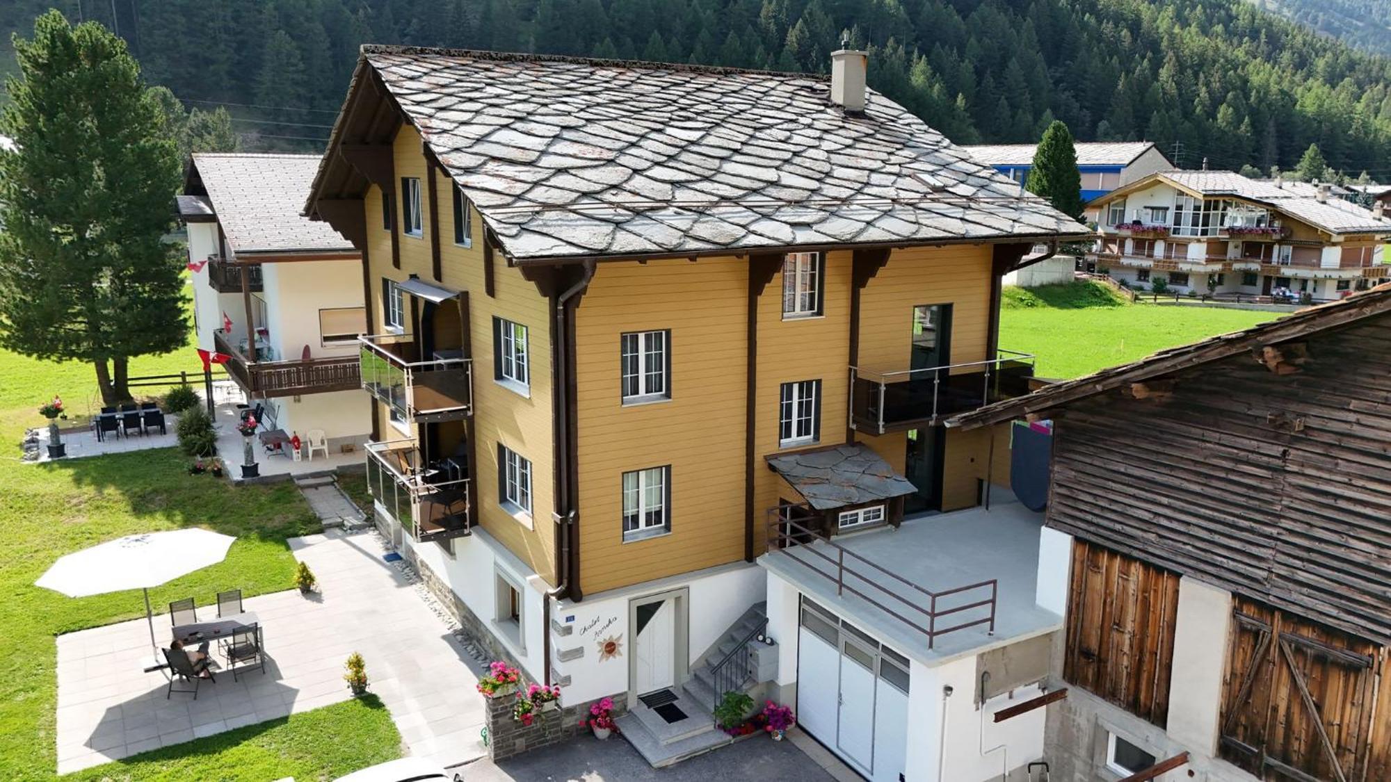 Haus Chalet Arnika Saas-Grund Buitenkant foto